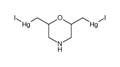 iodo-[[6-(iodomercuriomethyl)morpholin-2-yl]methyl]mercury_6949-59-3