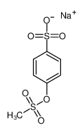 4-methanesulfonyloxy-benzenesulfonic acid sodium salt_69497-82-1