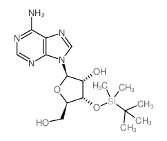 [(2S,3R,4S,5R)-2-(6-aminopurin-9-yl)-3-hydroxy-5-(hydroxymethyl)-4-[(2-methylpropan-2-yl)oxy]oxolan-2-yl]-dimethylsilicon_69504-14-9