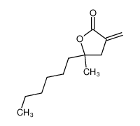 5-hexyl-5-methyl-3-methylenetetrahydrofuran-2-one_69504-60-5