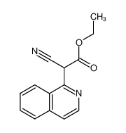 ethyl α-cyano-1-isoquinolineacetate_69512-61-4