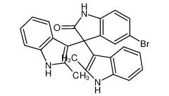 5-bromo-3,3-bis(2-methyl-1H-indol-3-yl)indolin-2-one_695159-60-5