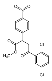 methyl 4-(2,5-dichlorophenyl)-2-(4-nitrophenyl)-4-oxobutanoate_695161-88-7