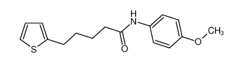 N-(4-methoxyphenyl)-5-(2-thienyl)pentanamide_695176-67-1