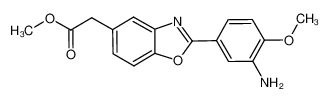 2-[(3-amino-4-methoxy)phenyl]-5-benzoxazoleacetic acid methyl ester_695186-37-9