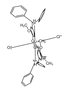 trans-carbonyldichlorobis(1-(diphenylphosphinomethyl)-3,4-dimethoxybenzene)hydridoiridium(III)_69526-14-3