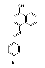 (4E)-4-[(4-bromophenyl)hydrazinylidene]naphthalen-1-one_6953-40-8