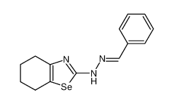 N-[1-Phenyl-meth-(Z)-ylidene]-N'-(4,5,6,7-tetrahydro-benzoselenazol-2-yl)-hydrazine_69531-60-8