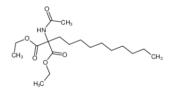 diethyl 2-acetamido-2-decylpropanedioate_6955-17-5