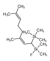 (Z)-1-(Fluoro-dimethyl-silanyl)-3,7-dimethyl-1-trimethylsilanyl-octa-2,6-diene_69562-03-4
