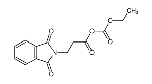 (ethyl carbonic) 3-(1,3-dioxoisoindolin-2-yl)propanoic anhydride_69568-49-6