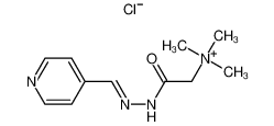 trimethyl-[2-oxo-2-[2-(pyridin-4-ylmethylidene)hydrazinyl]ethyl]azanium_6958-26-5