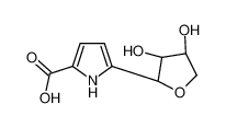 5-[(2S,3R,4R)-3,4-dihydroxyoxolan-2-yl]-1H-pyrrole-2-carboxylic acid_695811-37-1