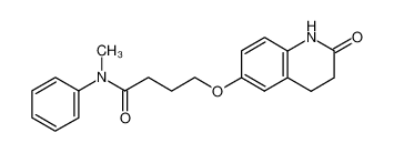 6-[3-(N-methylanilinocarbonyl)propoxy]-3,4-dihydrocarbostyril_69592-32-1