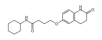 N-Cyclohexyl-4-(2-oxo-1,2,3,4-tetrahydro-quinolin-6-yloxy)-butyramide_69592-48-9