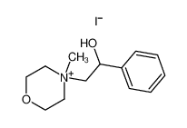2-(4-methylmorpholin-4-ium-4-yl)-1-phenylethanol,iodide_6962-38-5