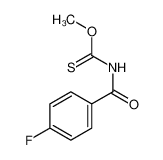 O-methyl N-(4-fluorobenzoyl)carbamothioate_6964-38-1
