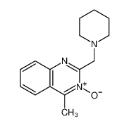 4-methyl-3-oxido-2-(piperidin-1-ylmethyl)quinazolin-3-ium_6965-90-8