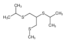1-Methylthio-2.3-diisopropylthio-propan_69652-39-7