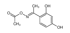 1-(2,4-dihydroxy-phenyl)-ethanon-(O-acetyl oxime )_69658-70-4