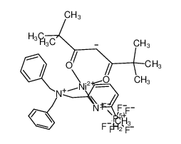 [Ni(N,N-bis(benzyl)-N-[(6-methyl-2-pyridyl)methyl]amime)(2,2,6,6-tetramethyl-3,5-heptanedione(1-))]PF6_696592-50-4