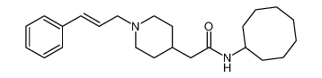 4-Piperidineacetamide, N-cyclooctyl-1-[(2E)-3-phenyl-2-propenyl]-_696602-66-1