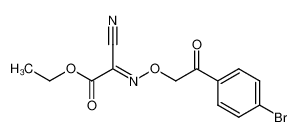 [(Z)-2-(4-Bromo-phenyl)-2-oxo-ethoxyimino]-cyano-acetic acid ethyl ester_696618-09-4