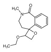 3'-ethoxy-2-methyl-3,4-dihydro-2H-spiro[benzo[c]azepine-5,2'-oxetan]-1-one_69665-17-4