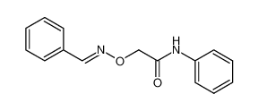 ((E)-benzylidenaminooxy)-acetic acid anilide_69674-94-8