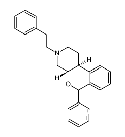 3-phenethyl-6-phenyl-2,3,4,4a,6,10b-hexahydro-1H-isochromeno[3,4-c]pyridine_69675-90-7
