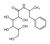 2,3,4,5,6-pentahydroxy-N-(1-phenylpropan-2-yl)hexanamide_6968-04-3