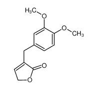 3-(3,4-Dimethoxy-benzyl)-5H-furan-2-one_69690-42-2