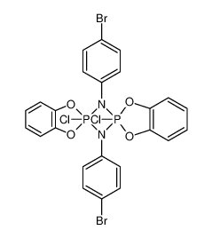 1',3'-bis-(4-bromo-phenyl)-2,4'-dichloro-2λ5,4'λ5-dispiro[benzo[1,3,2]dioxaphosphole-2,2'-cyclodiphosphazane-4',2'-benzo[1,3,2]dioxaphosphole]_69695-13-2