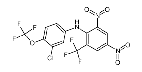 (3-Chloro-4-trifluoromethoxy-phenyl)-(2,4-dinitro-6-trifluoromethyl-phenyl)-amine_69695-42-7