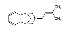 10-(3-Methyl-but-2-enyl)-10-aza-tricyclo[6.3.1.02,7]dodeca-2(7),3,5-triene_69718-88-3