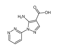 5-amino-1-pyridazin-3-yl-1H-pyrazole-4-carboxylic acid_69720-73-6