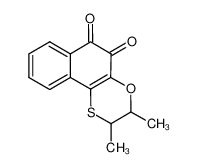 2,3-dimethyl-2,3-dihydro-naphtho[1,2-b][4,1]oxathiine-5,6-dione_697224-86-5