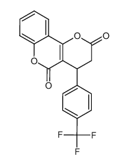 4-(4-(trifluoromethyl)phenyl)-3,4-dihydropyrano[3,2-c]chromene-2,5-dione_697243-28-0