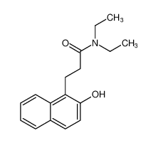 1-Naphthalenepropanamide, N,N-diethyl-2-hydroxy-_697249-42-6