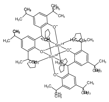 bis(2,2'-ethylidenebis(4,6-di-tert-butylphenolate))hexakis(tetrahydrofuran)disamarium(II)_697278-11-8