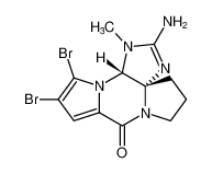 (3aR,12aS)-2-amino-10,11-dibromo-1-methyl-1,5,6,12a-tetrahydro-4H,8H-imidazo[4,5-b]dipyrrolo[1,2-a:1',2'-d]pyrazin-8-one_697284-90-5