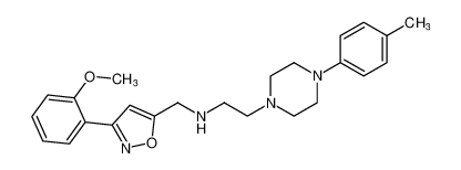 N-((3-(2-methoxyphenyl)isoxazol-5-yl)methyl)-2-(4-(p-tolyl)piperazin-1-yl)ethan-1-amine_697287-64-2