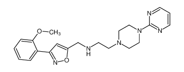 N-((3-(2-methoxyphenyl)isoxazol-5-yl)methyl)-2-(4-(pyrimidin-2-yl)piperazin-1-yl)ethan-1-amine_697287-80-2