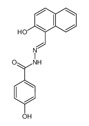 (E)-4-hydroxy-N'-((2-hydroxynaphthalen-1-yl)methylene)benzohydrazide_69733-97-7