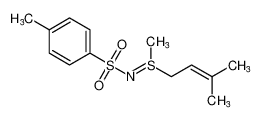 (E)-4-methyl-N-(methyl(3-methylbut-2-en-1-yl)-4-sulfaneylidene)benzenesulfonamide_69745-55-7