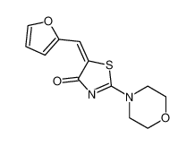 5-(furan-2-ylmethylidene)-2-morpholin-4-yl-1,3-thiazol-4-one_6975-58-2