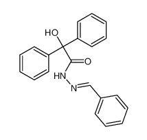 N-(benzylideneamino)-2-hydroxy-2,2-diphenylacetamide_6976-30-3