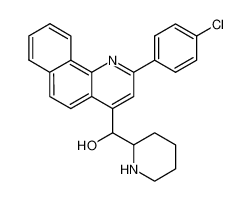 [2-(4-chloro-phenyl)-benzo[h]quinolin-4-yl]-[2]piperidyl-methanol_69760-21-0