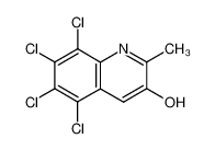 5,6,7,8-tetrachloro-3-hydroxyquinaldine_69770-33-8