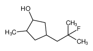 Cyclopentanol, 4-(2-fluoro-2-methylpropyl)-2-methyl-_69770-91-8